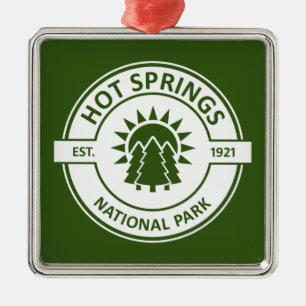 Hot Springs National Park Metal Tree Decoration