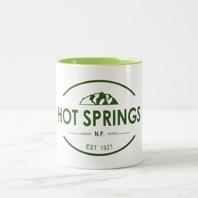Hot Springs National Park Two-Tone Coffee Mug (Center)