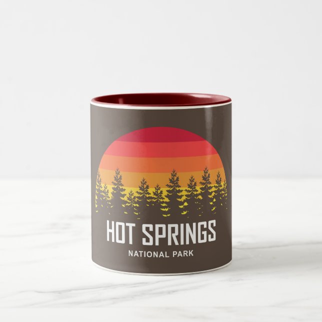 Hot Springs National Park Two-Tone Coffee Mug (Center)
