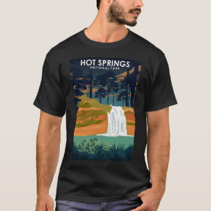 Hot Springs National Park Vintage Minimal Retro Tr T-Shirt