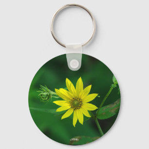 Hot Springs National Park Woodland Sunflower Gifts Key Ring
