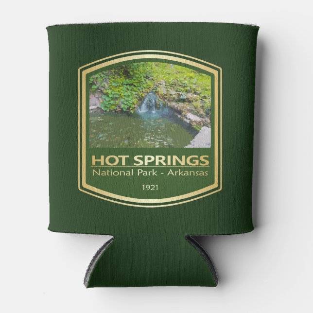Hot Springs NP (PF1) Can Cooler (Front)