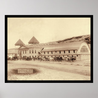 Hot Springs Plunge Bath House SD 1891 Poster