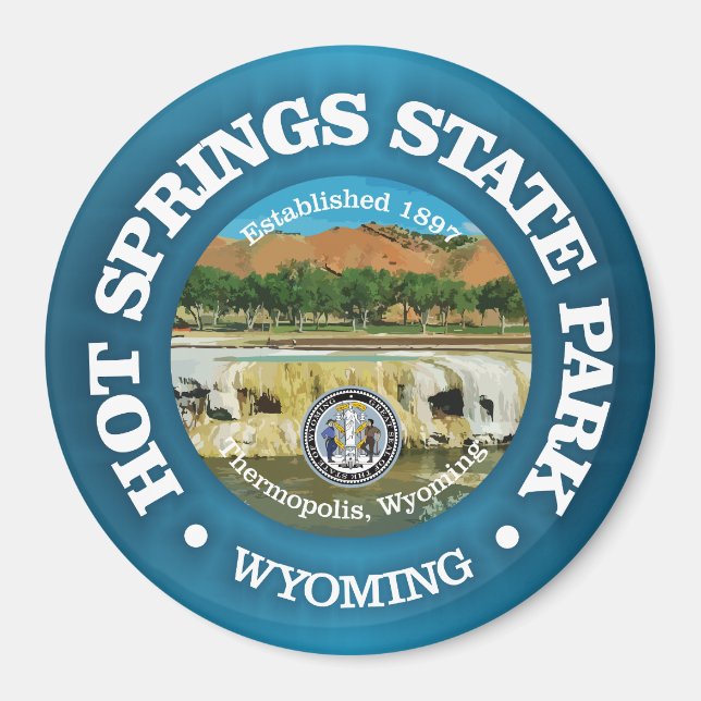 Hot Springs SP Magnet (Front)