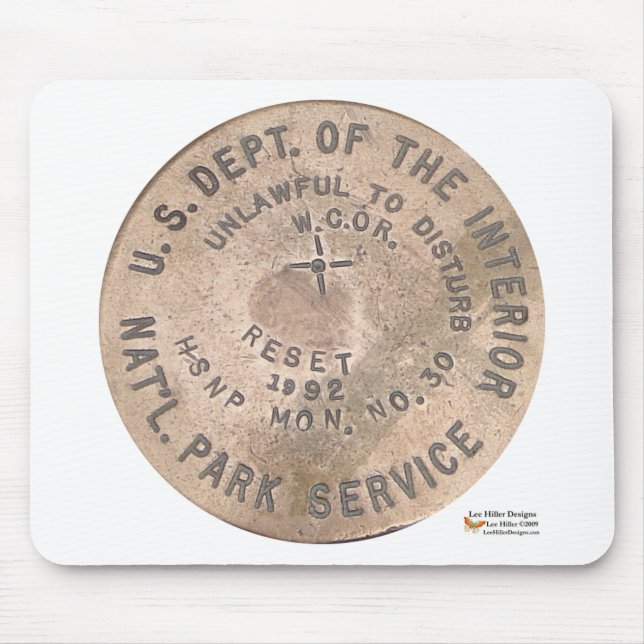 Hot Springs US Dept Of The Interior Gifts Apparel Mouse Mat (Front)