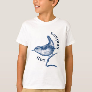 Hot Springs wren logo national park T-Shirt