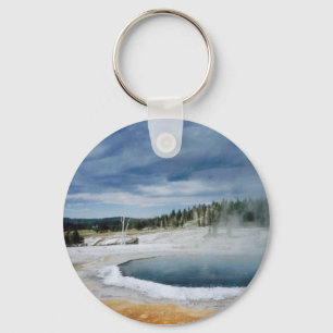Hot Springs-Yellowstone Key Ring