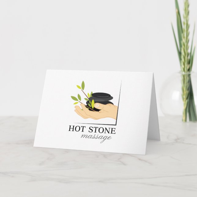 Hot Stone Massage Card (Front)