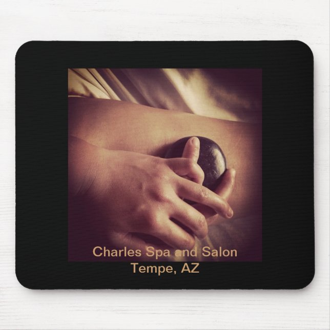 Hot Stone Massage Photo Mouse Mat (Front)