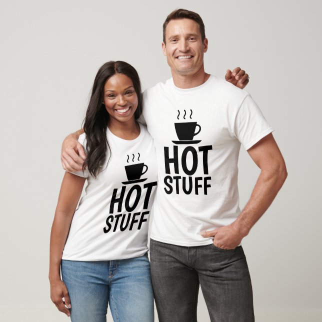 HOT STUFF COFFEE Funny T-shirts (Unisex)