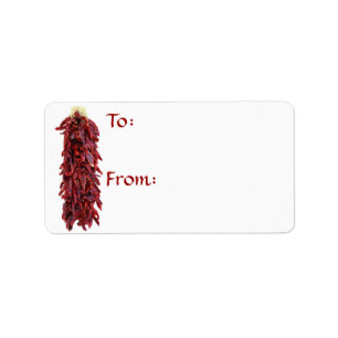 Hot Stuff Gift Sticker Tag