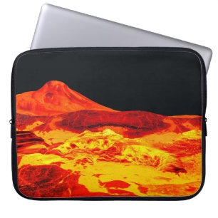 Hot Stuff Lava on a laptop sleeve