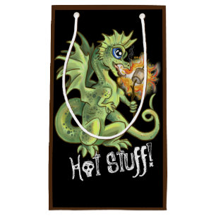 Hot Stuff lil dragon marshmellow roasting Small Gift Bag