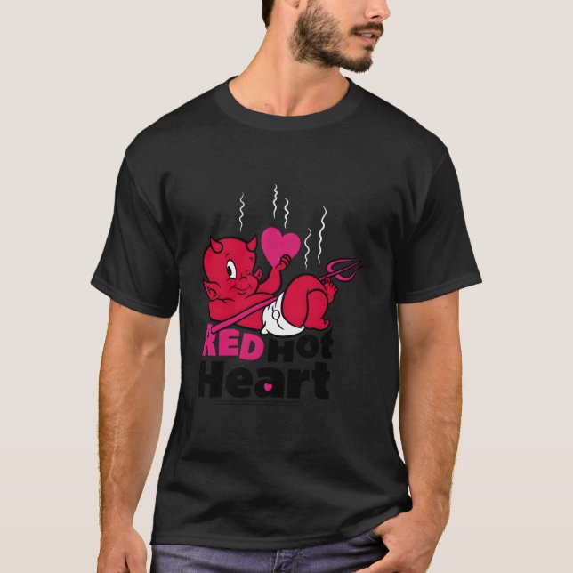 Hot Stuff Red Heart Little Devil T-Shirt (Front)