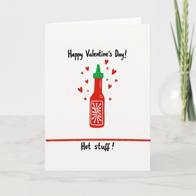 Hot Stuff Valentines Card (Front)