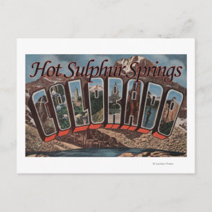 Hot Sulphur Springs, Colorado Postcard