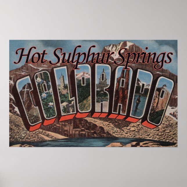 Hot Sulphur Springs, Colorado Poster (Front)