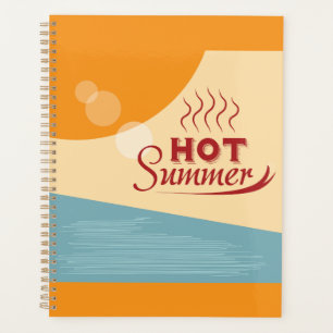 Hot Summer Vintage Retro Vibes Planner