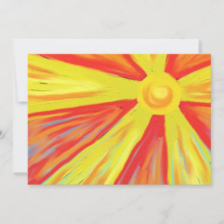 Hot Sun Rays Invitation