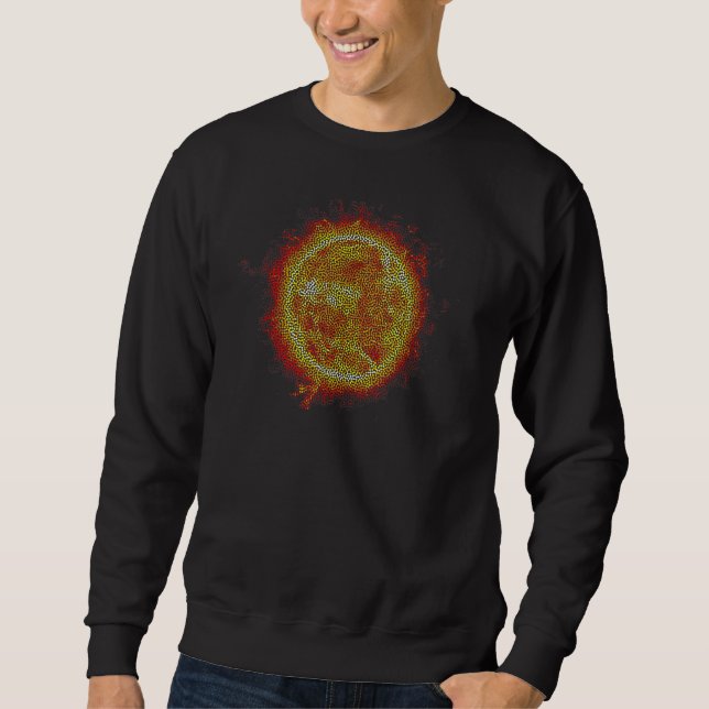 Hot Sun Stipple Effect Sweatshirt (Front)
