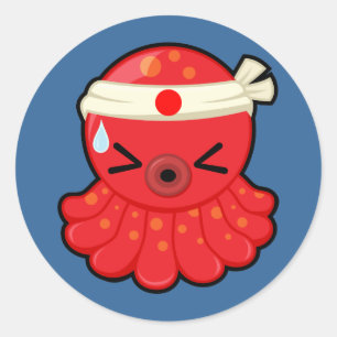Hot Tako Classic Round Sticker