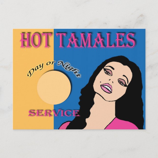 Hot Tamales Postcard (Front)