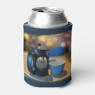 Hot tea can cooler