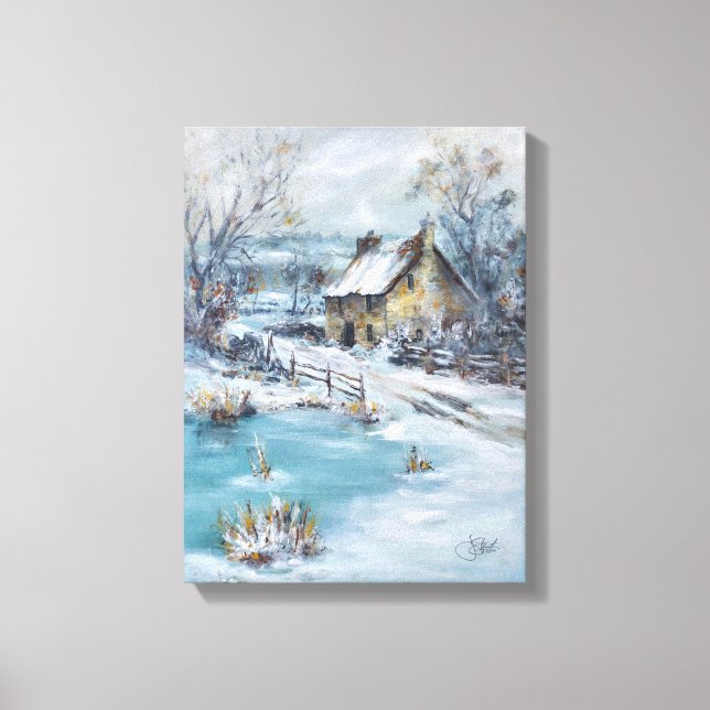 "Hot Tea" Canvas Print (Front)