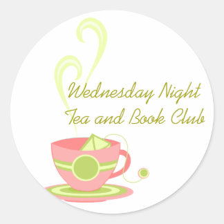 Hot Tea Classic Round Sticker