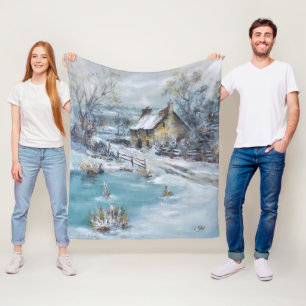"Hot Tea" Fleece Blanket