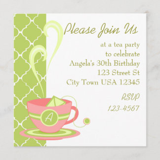 Hot Tea Invitation