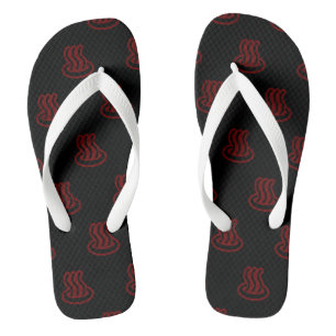 Hot Tea Lover Symbol Printed-Sandals-Slippers Men Flip Flops
