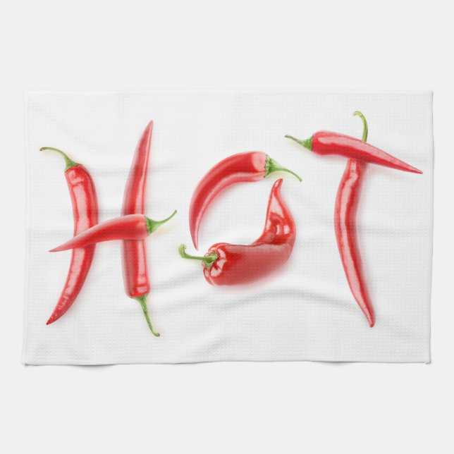 Hot! Tea Towel (Horizontal)