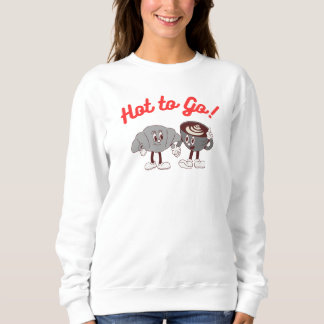 Hot to Go Shirt Sweatshirt, Retro vintage, coffee