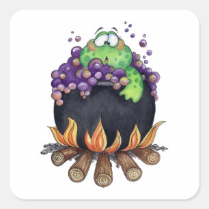 Hot Toad Square Sticker