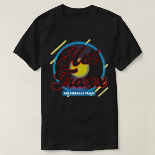 Hot Traxx from Boogie Nights T-Shirt (Design Front)
