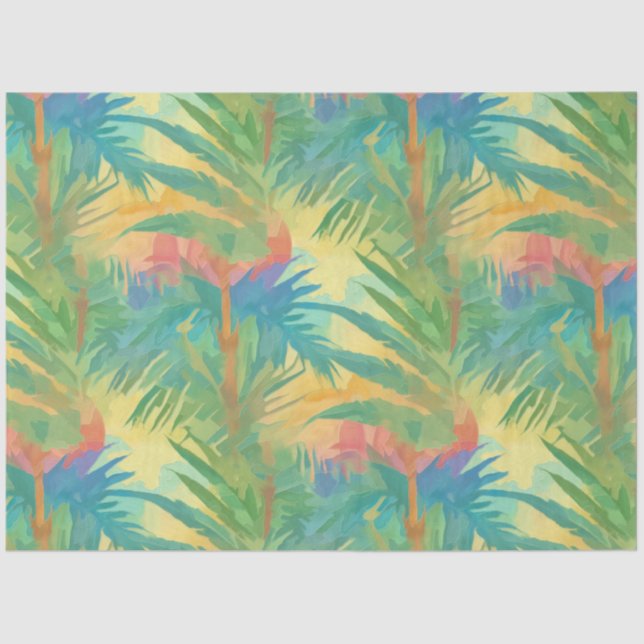 Hot Tropical Sunset Tissue Paper (Front)
