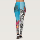 Hot Tropics Zebra Skin Leggings