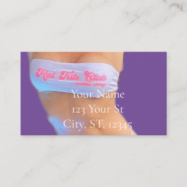 Hot Tub Club Thunder_Cove Business Card (Front)
