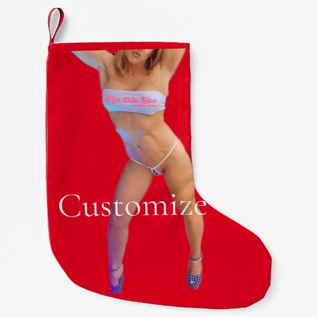 Hot Tub Club Thunder_Cove  Small Christmas Stocking (Front)