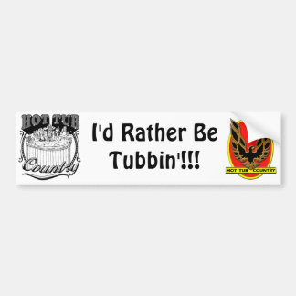 Hot Tub Country Bumper Sticker