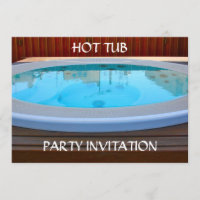Hot Tub Party Invitation