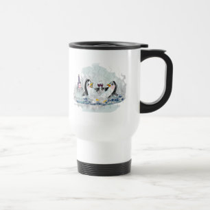 Hot Tub Penguins Travel Mug