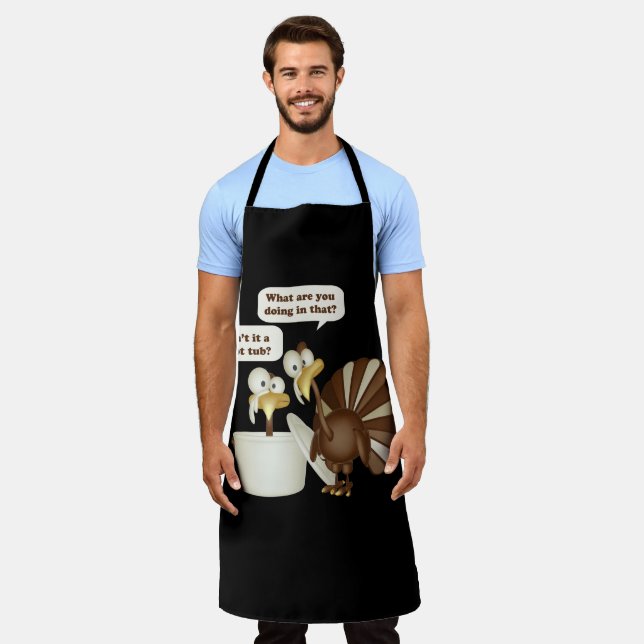 Hot Tub Turkey Apron (Worn)
