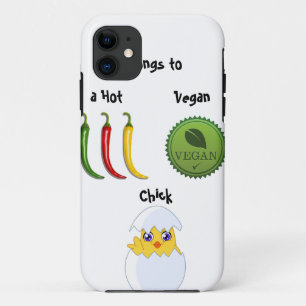 Hot Vegan Chick iPhone 5 case