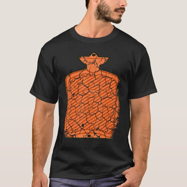 Hot Water Bottle Distressed T-Shirt (Front)