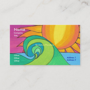Hot Wave Business Card Template