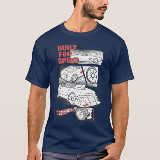 Hot Wheels Built for Speed Comic Panels friends T-Shirt