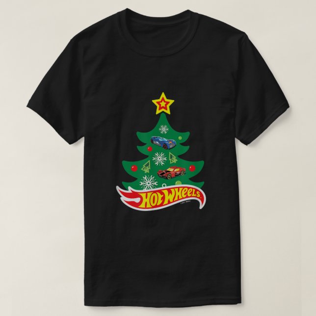 Hot Wheels  Hot Wheels Christmas Tree  T-Shirt (Design Front)