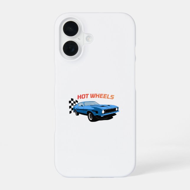 Hot Wheels – Speed, Style & Power iPhone 16 Case (Back)